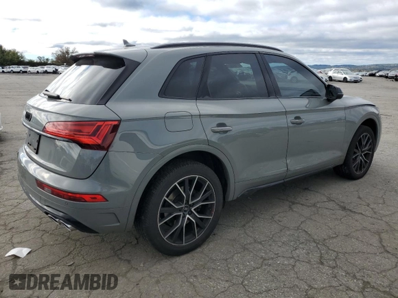 2021 Audi SQ5 Premium Plus with VIN WA1B4AFY8M2019089, listed as a Copart auction lot 71949073 with 23,869 mi miles and . Bid and sale history available at DreamBid. Image 3.