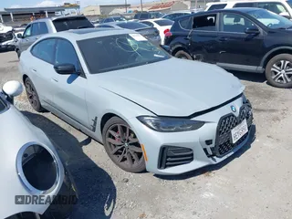 2023 BMW 4 Series 430i z VIN WBA63AV0XPFP44077, wystawiony jako IAAI lot #41998141 z przebiegiem 17 946 mil mil oraz . Historia ofert i sprzedaży dostępna na DreamBid. Obrazek 1.