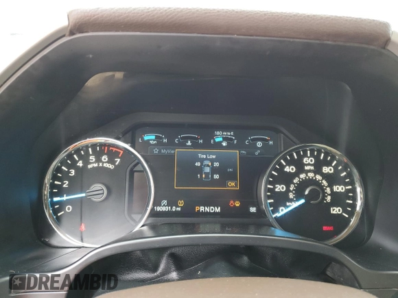 2018 Ford F-150 XL with VIN 1FTEW1EP0JKF12413, listed as a Copart auction lot 54710955 with 190,931 mi miles and Clean title. Bid and sale history available at DreamBid. Image 9.