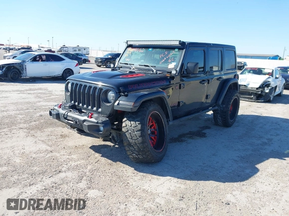 2018 Jeep Wrangler Unlimited Rubicon z VIN 1C4HJXFGXJW108766, wystawiony jako IAAI lot #41846062 z przebiegiem 96 791 mil mil oraz . Historia ofert i sprzedaży dostępna na DreamBid. Obrazek 18.