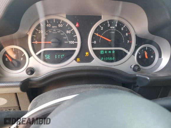 2008 Jeep Wrangler Unlimited Sahara with VIN 1J4GA59178L501668, listed as a Copart auction lot 63586375 with 213,562 mi miles and Clean title. Bid and sale history available at DreamBid. Image 9.