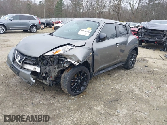 2013 Nissan Juke S with VIN JN8AF5MR9DT213627, listed as a IAAI auction lot 41132886 with 111,453 mi miles. Bid and sale history available at carsss.com. Image 19.