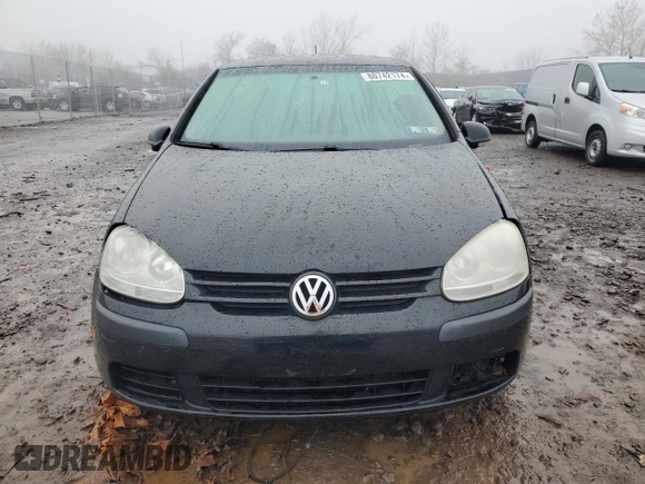 2009 Volkswagen Rabbit S with VIN WVWBB71K89W004528, listed as a Copart auction lot 80742174 with 122,926 mi miles and Salvage title. Bid and sale history available at DreamBid. Image 5.