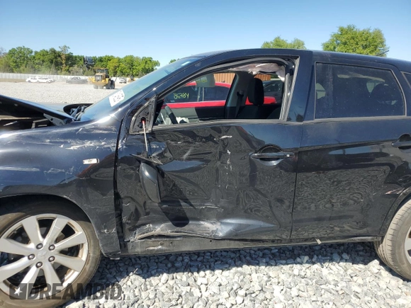 2015 Mitsubishi Outlander Sport ES with VIN 4A4AP3AU9FE023459, listed as a Copart auction lot 50146895 with 113,025 mi miles and Salvage Title. Bid and sale history available at carsss.com. Image 7.