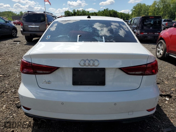 2020 Audi A3 Sedan Premium with VIN WAUAUGFF1LA074987, listed as a Copart auction lot 61316193 with 58,665 mi miles. Bid and sale history available at carsss.com. Image 6.