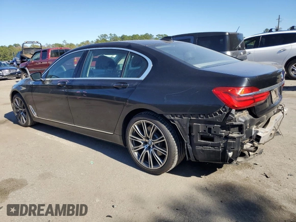 2016 BMW 7 Series 740i with VIN WBA7E2C52GG504017, listed as a Copart auction lot 78730483 with 47,097 mi miles. Bid and sale history available at carsss.com. Image 2.