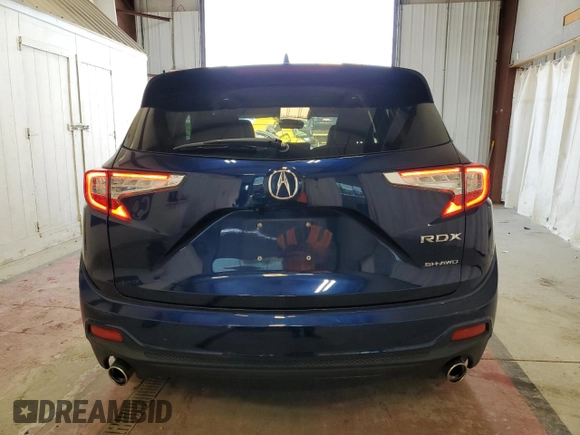 2021 Acura RDX with VIN 5J8TC2H3XML003153, listed as a Copart auction lot 59270585 with 34,628 mi miles and Salvage title. Bid and sale history available at DreamBid. Image 6.