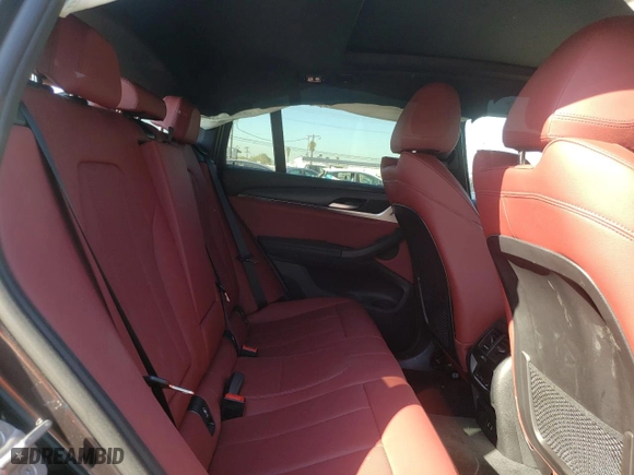 2022 BMW X4 xDrive30i with VIN 5UX33DT01N9L78188, listed as a Copart auction lot 57873752 with 5,151 mi miles. Bid and sale history available at carsss.com. Image 6.