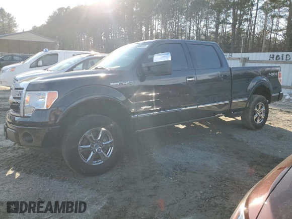 2012 Ford F-150 XL with VIN 1FTFW1ET7CFA38599, listed as a Copart auction lot 44308935 with 149,102 mi miles and Salvage Title. Bid and sale history available at carsss.com. Image 1.