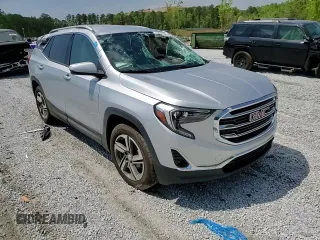 2020 GMC Terrain SLT with VIN 3GKALPEV9LL101347, listed as a Copart auction lot 52211035 with 53,675 mi miles and Salvage Title. Bid and sale history available at carsss.com. Image 12.