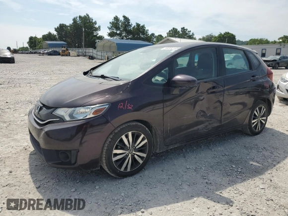 2015 Honda Fit EX-L z VIN 3HGGK5H8XFM777535, wystawiony jako Copart lot #59304185 z przebiegiem 106 393 mil mil oraz Szkoda całkowita • Salvage title. Historia ofert i sprzedaży dostępna na DreamBid. Obrazek 1.