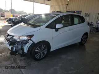 2017 Honda Fit EX-L with VIN JHMGK5H88HS019989, listed as a Copart auction lot 45152345 with 96,770 mi miles and Salvage Title. Bid and sale history available at DreamBid. Image 1.