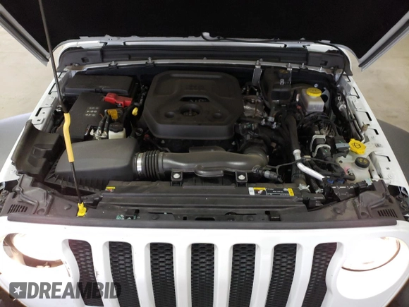 2023 Jeep Wrangler Willys with VIN 1C4HJXDNXPW618044, listed as a Copart auction lot 49214325 with 15,344 mi miles and Salvage title. Bid and sale history available at DreamBid. Image 11.