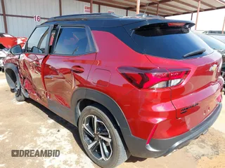 2023 Chevrolet TrailBlazer RS with VIN KL79MUSL4PB168116, listed as a IAAI auction lot 41889397 with 10,800 mi miles and . Bid and sale history available at DreamBid. Image 3.