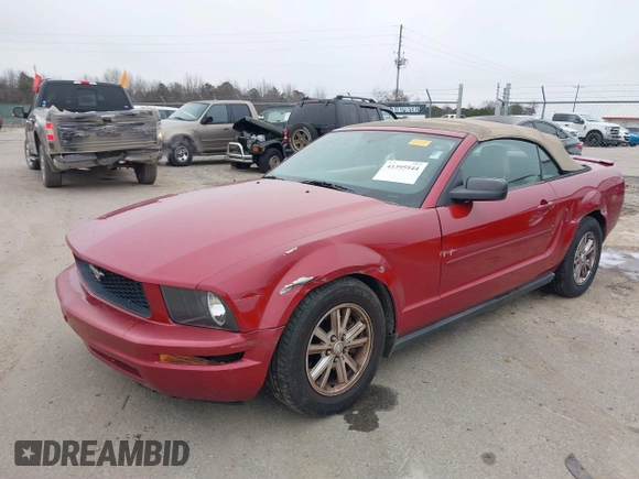 2008 Ford Mustang Deluxe with VIN 1ZVHT84N885204927, listed as a IAAI auction lot 41395944 with 144,892 mi miles and . Bid and sale history available at carsss.com. Image 6.