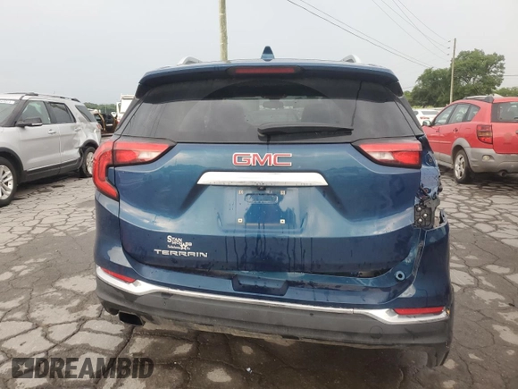 2020 GMC Terrain SLT z VIN 3GKALPEX5LL157089, wystawiony jako Copart lot #62841125 z przebiegiem 54 634 mil mil oraz Czysty tytuł • Clean title. Historia ofert i sprzedaży dostępna na DreamBid. Obrazek 6.