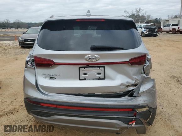 2023 Hyundai Santa Fe SE with VIN 5NMS14AJ1PH619141, listed as a Copart auction lot 43708495 with 27,890 mi miles and Non Repairable. Bid and sale history available at carsss.com. Image 6.