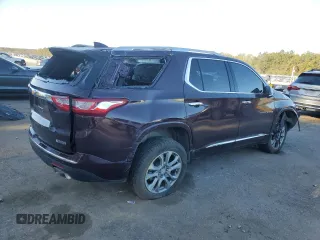 2018 Chevrolet Traverse Premier with VIN 1GNERKKW9JJ277127, listed as a Copart auction lot 49615235 with 142,383 mi miles and Non Repairable. Bid and sale history available at carsss.com. Image 3.