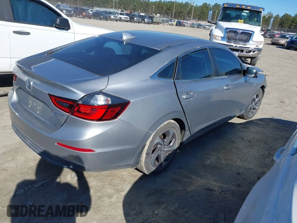 2019 Honda Insight EX with VIN 19XZE4F58KE032529, listed as a IAAI auction lot 41856313 with 59,109 mi miles and . Bid and sale history available at carsss.com. Image 4.
