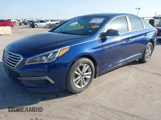 2015 Hyundai Sonata 2.4L SE with VIN 5NPE24AFXFH237794, listed as a IAAI auction lot 41997254 with 89,547 mi miles. Bid and sale history available at carsss.com. Image 18.