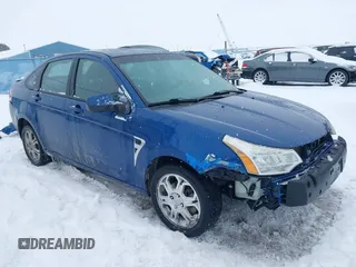 2008 Ford Focus SE with VIN 1FAHP35N58W185875, listed as a IAAI auction lot 41569411 with 185,579 mi miles. Bid and sale history available at carsss.com. Image 1.