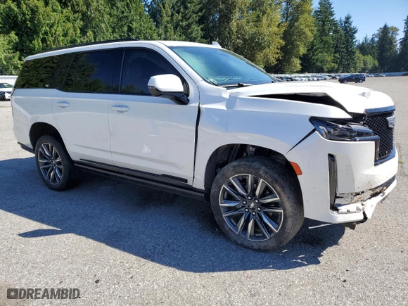 2021 Cadillac Escalade Sport with VIN 1GYS4FKL8MR285811, listed as a Copart auction lot 69693544 with 49,793 mi miles and Salvage Title. Bid and sale history available at carsss.com. Image 4.