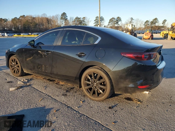2025 Mazda 3 S Select Sport with VIN JM1BPABM0S1765829, listed as a Copart auction lot 87553785 with 1,283 mi miles and Salvage Title. Bid and sale history available at DreamBid. Image 2.