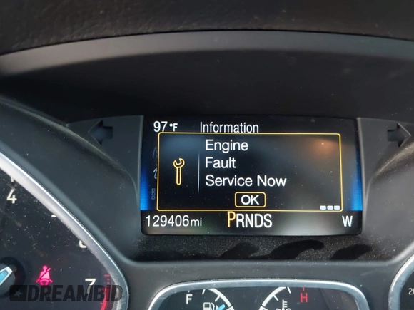 2016 Ford Focus SE with VIN 1FADP3FE7GL202284, listed as a IAAI auction lot 42014457 with 130,000 mi miles. Bid and sale history available at carsss.com. Image 12.