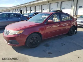 2009 Kia Optima LX with VIN KNAGE228095350868, listed as a Copart auction lot 78807284 with 175,254 mi miles and Salvage Title. Bid and sale history available at carsss.com. Image 1.