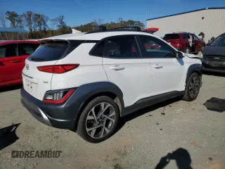 2023 Hyundai Kona Limited with VIN KM8K53A35PU007979, listed as a Copart auction lot 81557734 with 36,002 mi miles and Salvage Title. Bid and sale history available at carsss.com. Image 3.