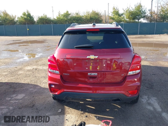 2018 Chevrolet Trax LT with VIN 3GNCJLSB5JL307086, listed as a IAAI auction lot 41941778 with 109,985 mi miles and . Bid and sale history available at carsss.com. Image 16.