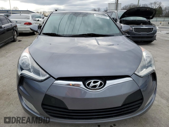 2017 Hyundai Veloster with VIN KMHTC6AD4HU310841, listed as a Copart auction lot 36048343 with 135,319 mi miles. Bid and sale history available at carsss.com. Image 5.