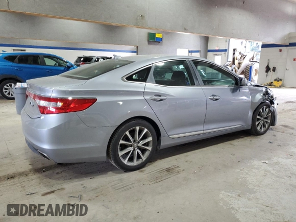 2017 Hyundai Azera with VIN KMHFG4JG1HA572527, listed as a Copart auction lot 42566555 with 78,274 mi miles and Salvage title. Bid and sale history available at DreamBid. Image 3.