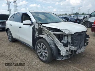 2015 Acura MDX Technology with VIN 5FRYD4H4XFB004541, listed as a Copart auction lot 64092895 with 106,304 mi miles and Salvage title. Bid and sale history available at DreamBid. Image 4.