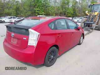 2010 Toyota Prius II with VIN JTDKN3DUXA0219610, listed as a IAAI auction lot 42015825 with 263,492 mi miles. Bid and sale history available at carsss.com. Image 4.