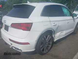 2018 Audi SQ5 Premium Plus with VIN WA1A4AFYXJ2061822, listed as a IAAI auction lot 42491226 with 122,635 mi miles and . Bid and sale history available at DreamBid. Image 19.