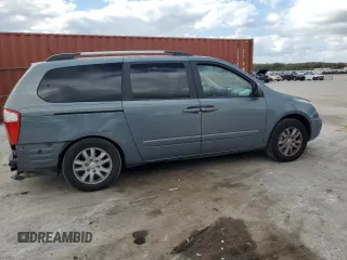 2009 Kia Sedona EX with VIN KNDMB233396299667, listed as a Copart auction lot 80186774 with 197,328 mi miles and Salvage Title. Bid and sale history available at carsss.com. Image 3.