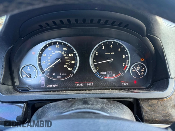 2013 BMW 7 Series 750i with VIN WBAYA8C5XDC996785, listed as a Copart auction lot 47482495 with 134,353 mi miles and Clean Title. Bid and sale history available at DreamBid. Image 8.