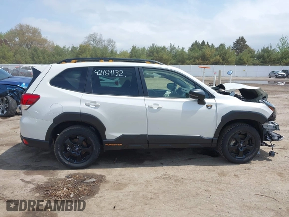 2024 Subaru Forester Wilderness with VIN JF2SKAJC1RH414549, listed as a IAAI auction lot 42169132 with 9,798 mi miles and . Bid and sale history available at DreamBid. Image 14.