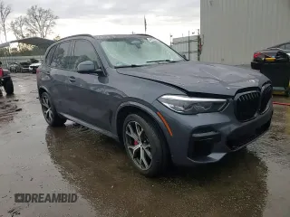 2022 BMW X5 sDrive40i with VIN 5UXCR4C02N9J24164, listed as a Copart auction lot 44761855 with 51,995 mi miles and Salvage Title. Bid and sale history available at carsss.com. Image 13.