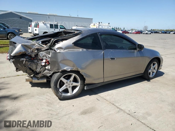 2002 Acura RSX Auto with VIN JH4DC54872C039223, listed as a Copart auction lot 50340305 with Not Provided miles and Salvage Title. Bid and sale history available at carsss.com. Image 3.