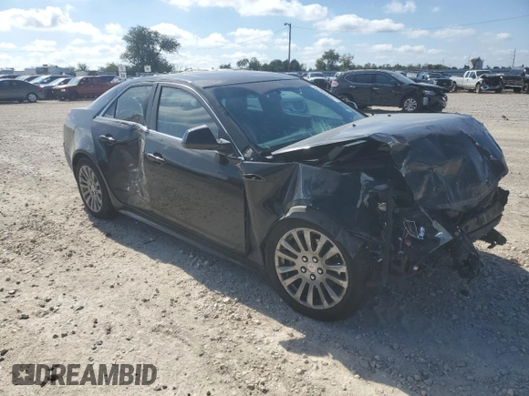 2011 Cadillac CTS Performance with VIN 1G6DJ5ED9B0164117, listed as a Copart auction lot 71833424 with 114,717 mi miles and Salvage Title. Bid and sale history available at DreamBid. Image 4.