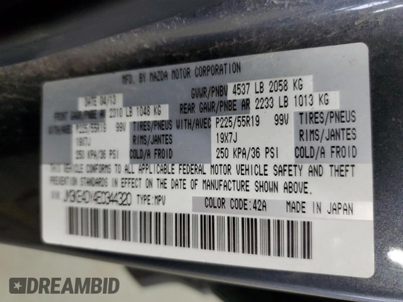 2014 Mazda CX-5 Grand Touring with VIN JM3KE4DY4E0344320, listed as a Copart auction lot 51731885 with 115,396 mi miles and Clean Title. Bid and sale history available at carsss.com. Image 12.