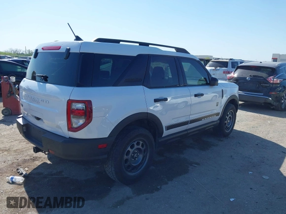 2023 Ford Bronco Sport Big Bend with VIN 3FMCR9B67PRE22247, listed as a IAAI auction lot 42040768 with 21,511 mi miles and . Bid and sale history available at DreamBid. Image 4.