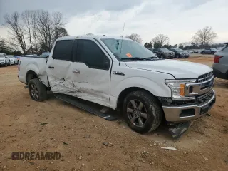 2018 Ford F-150 XL with VIN 1FTEW1CP7JFA13040, listed as a Copart auction lot 47606745 with 97,577 mi miles and Salvage Title. Bid and sale history available at carsss.com. Image 4.