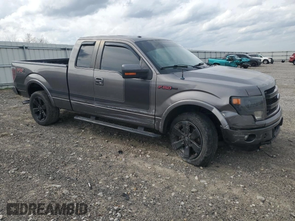2013 Ford F-150 XL with VIN 1FTFX1ET3DFD97320, listed as a Copart auction lot 51529645 with 145,671 mi miles and Salvage title. Bid and sale history available at DreamBid. Image 4.