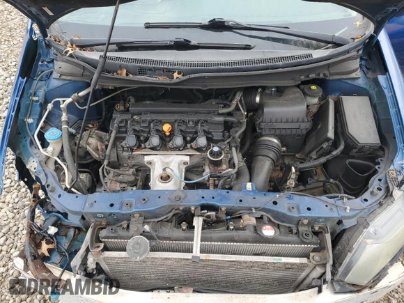 2012 Honda Civic EX with VIN 19XFB2F89CE002130, listed as a Copart auction lot 48515155 with 190,416 mi miles and Salvage Title. Bid and sale history available at DreamBid. Image 12.