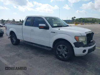 2010 Ford F-150 XL with VIN 1FTFX1CV0AKE45296, listed as a IAAI auction lot 41760317 with 208,459 mi miles. Bid and sale history available at carsss.com. Image 1.