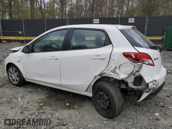 2014 Mazda 2 Sport with VIN JM1DE1KY3E0181629, listed as a Copart auction lot 51043475 with 107,849 mi miles and Salvage Title. Bid and sale history available at carsss.com. Image 2.