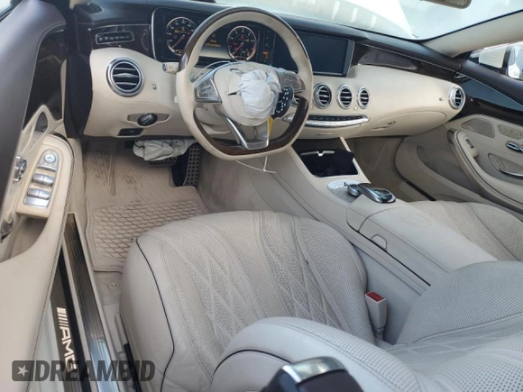 2015 Mercedes-Benz S 63 AMG with VIN WDDXJ7JB4FA009040, listed as a Copart auction lot 55732965 with 41,852 mi miles and Salvage Title. Bid and sale history available at DreamBid. Image 8.
